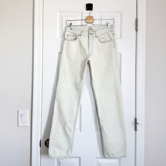 Acne Studios Boy Jean in Bleach Straight Jeans Size 26 - Picture 8 of 15